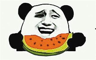 简笔画吃瓜图片,简笔画中的夏日清凉时光