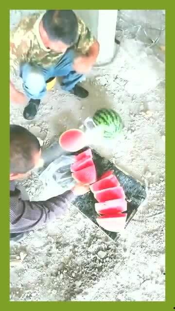 施工现场吃瓜,吃瓜趣事记